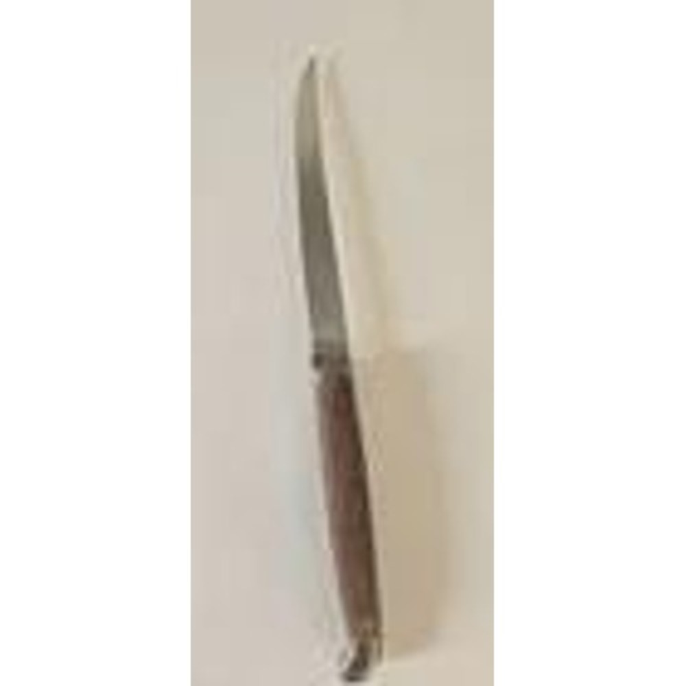 Vintage Full Tang Wood Handle Birds Head Pommel Kitchen Boning Utility Knife 9"